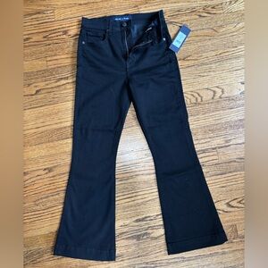NWT Veronica Beard Women's Black Flare Kick Jeans